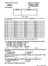 Đề kiểm tra cuối hè môn Hóa học Lớp 12 năm 2019 - Mã đề 001 - Trường Quốc tế Á Châu